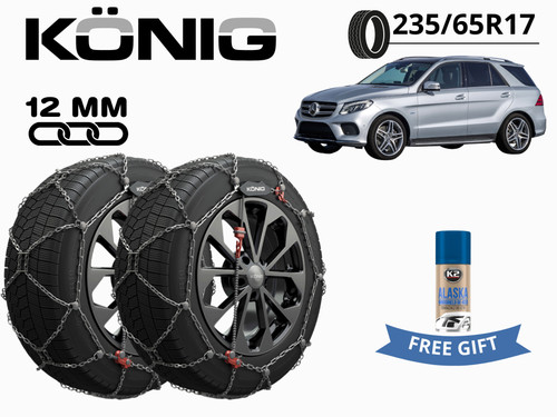 Catene neve konig 12mm x12pro - catene,